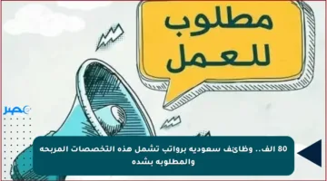 80 ألف.. وظائف سعودية برواتب تشمل هذه التخصصات المربحة والمطلوبة بشدة